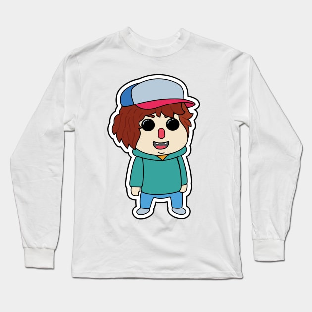 Dustin Cute Face Long Sleeve T-Shirt by HijriFriza